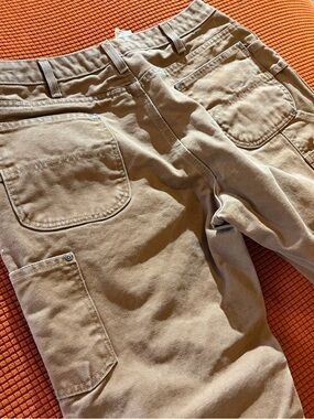 Carhartt Women's Brown Canvas Work Pants Size 14 x 30